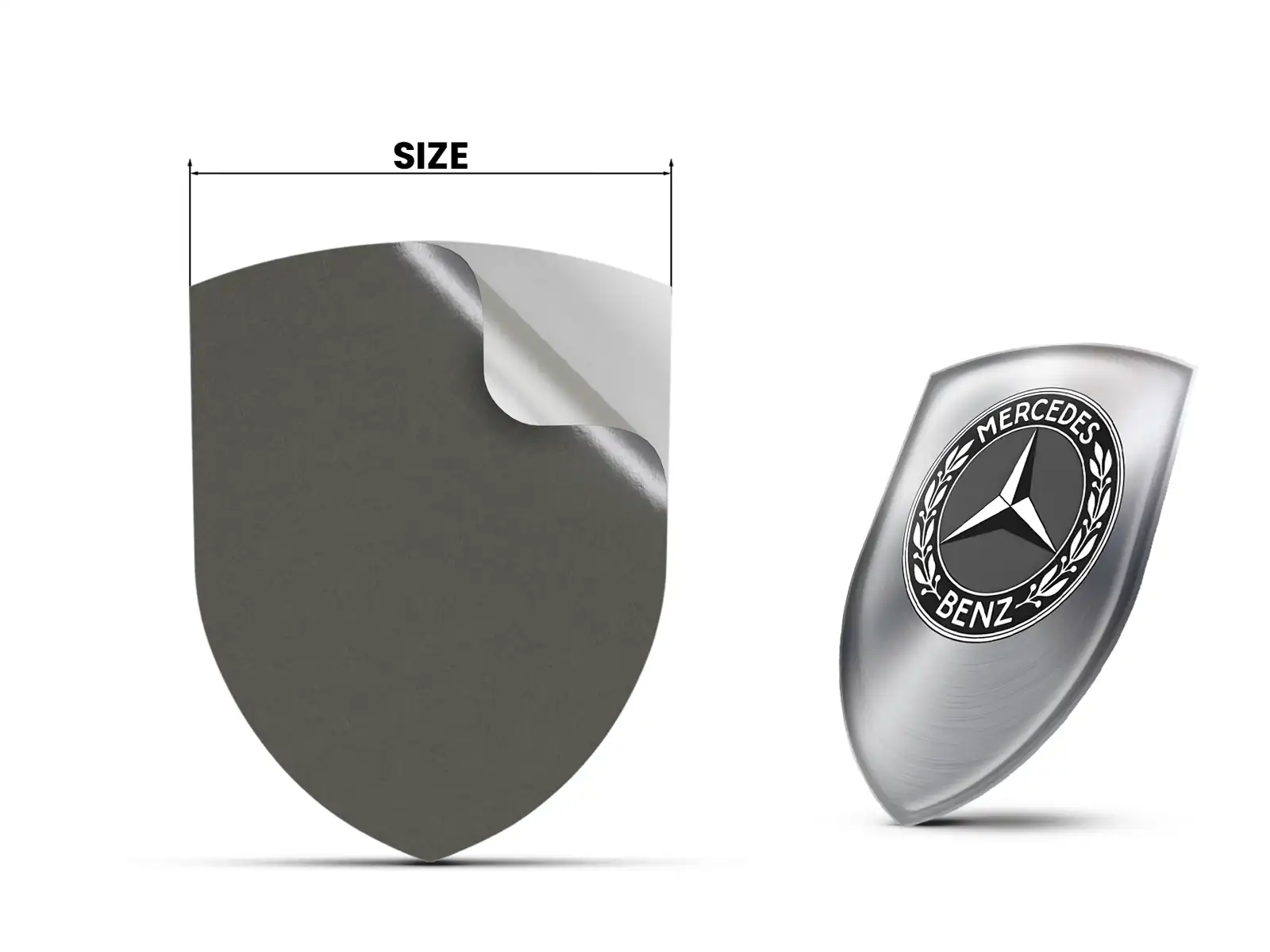 Mercedes Personalized Car Emblems Sports High Quality Minimal